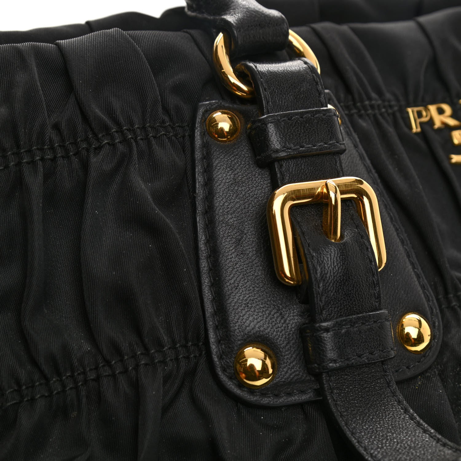 Prada Tessuto Nylon Gaufre Tote Black 14 of 16