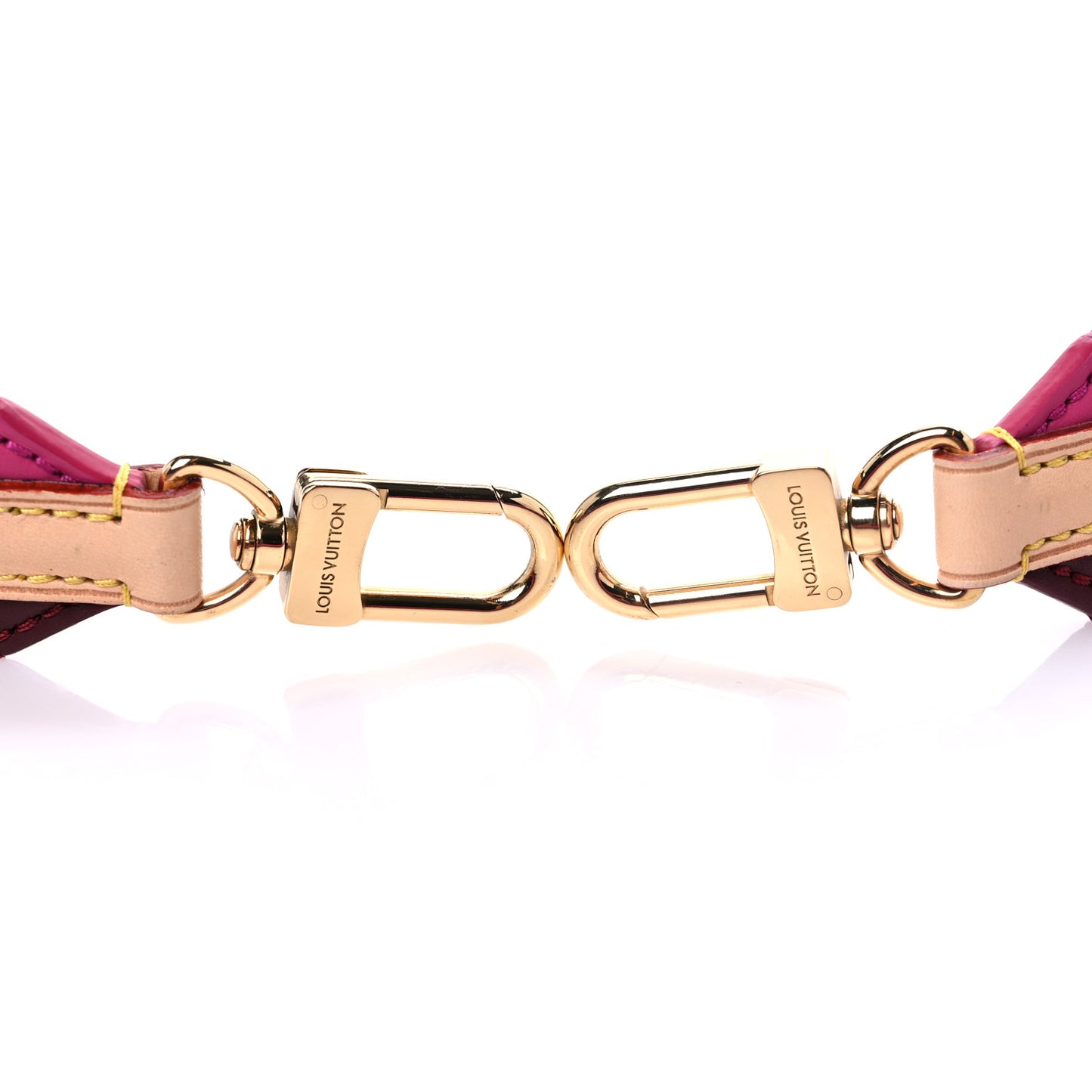 Calfskin Cluny BB Shoulder Strap Bordeaux Fuchsia