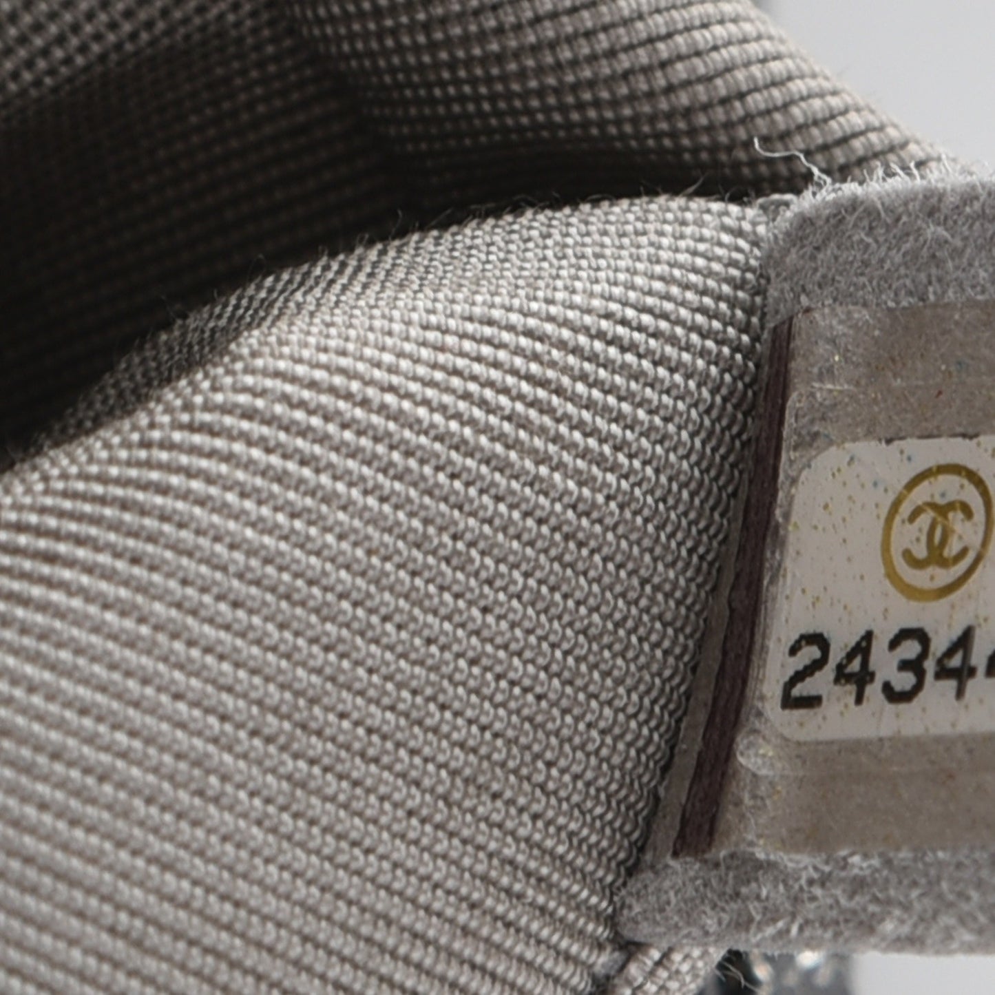 Cracked Metallic Calfskin Quilted Medium Boy Flap Silver