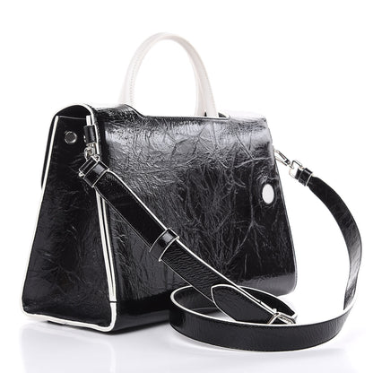 Christian Dior Crinkled Calfskin Medium Diorever Flap Black 3 of 11