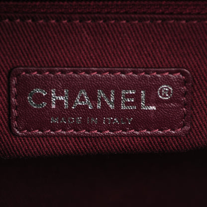 Chanel Goatskin Quilted Large Perfect Edge Shopping Tote Dark Green 6 of 7