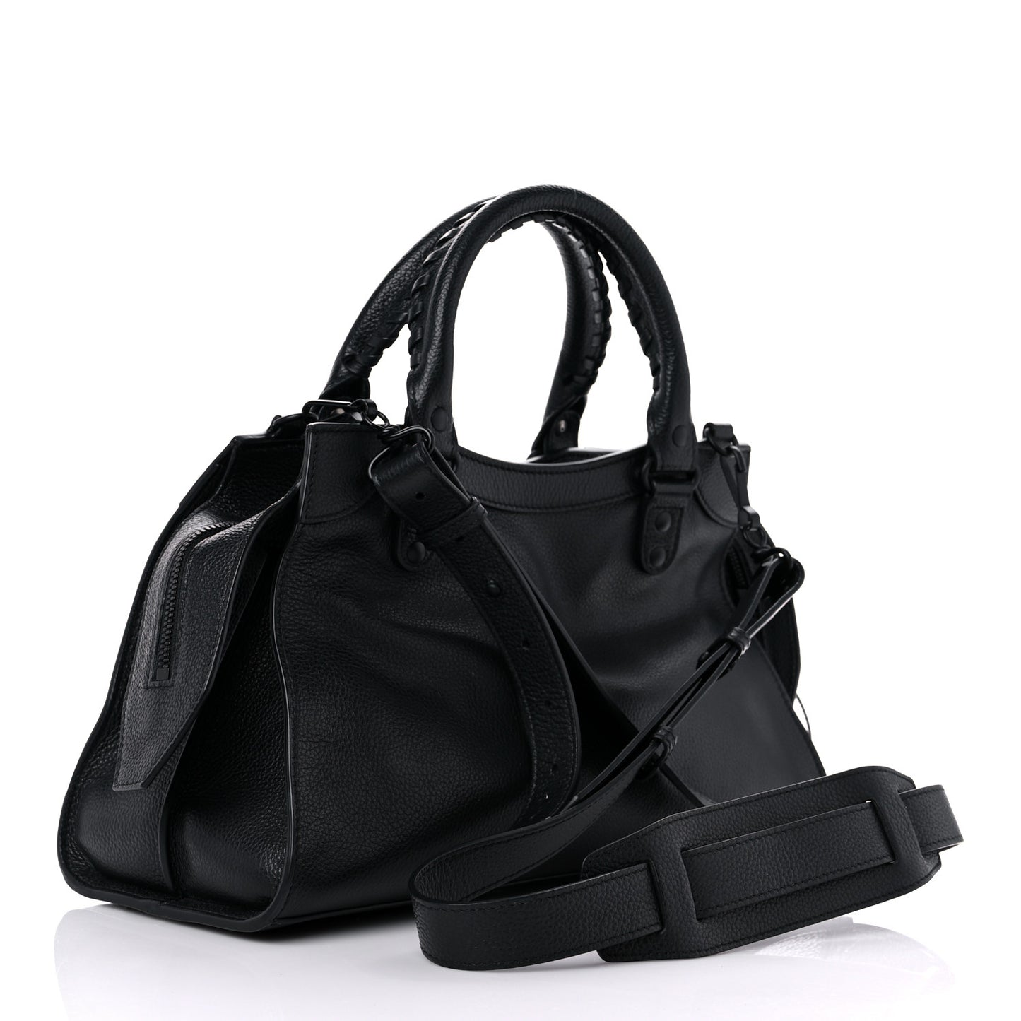 Grained Calfskin Neo Classic Black Hardware S City Black