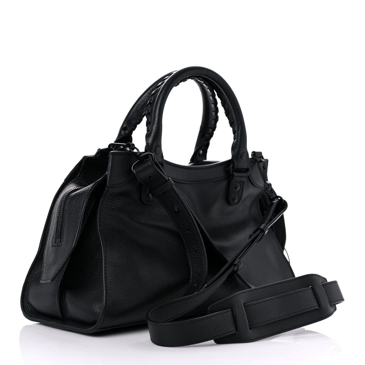 Balenciaga Grained Calfskin Neo Classic Black Hardware S City Black 3 of 12