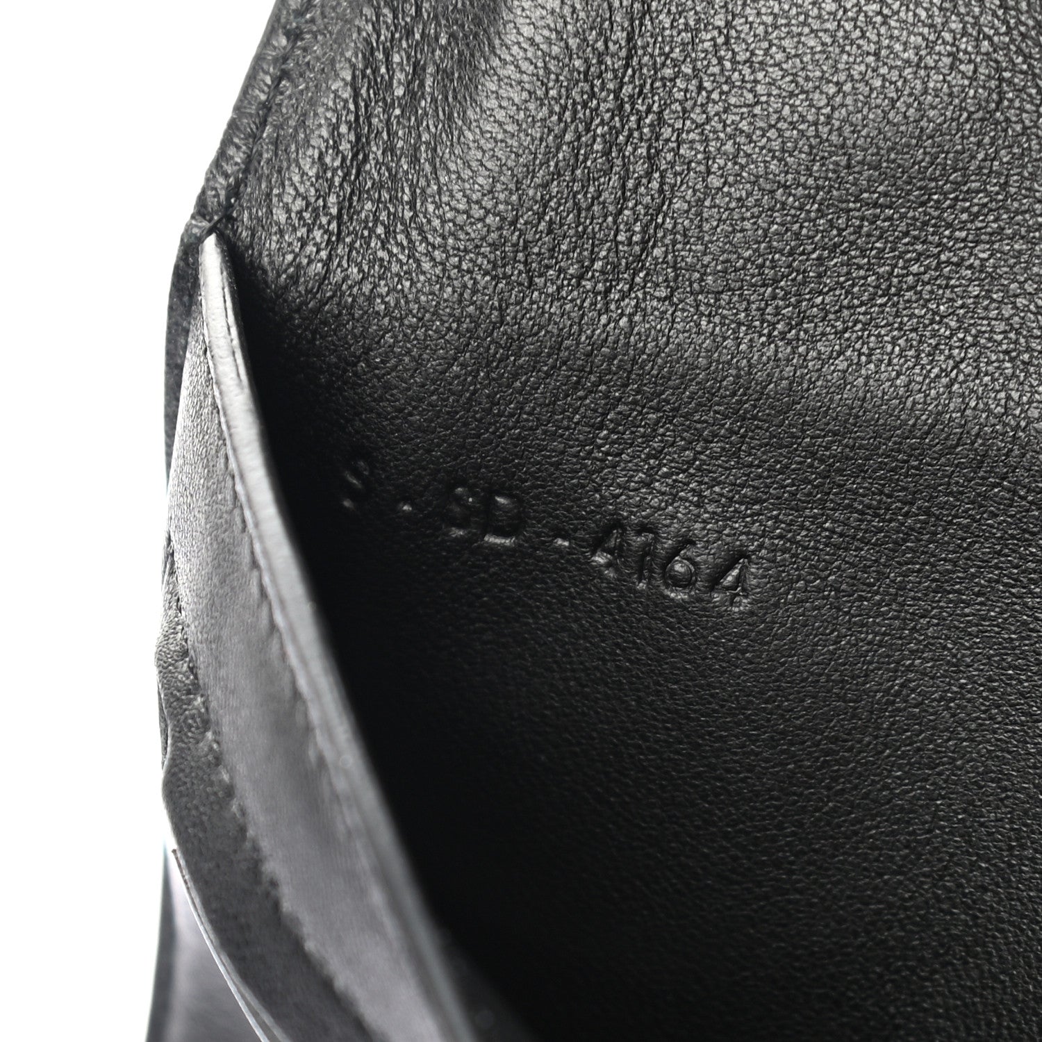 Celine Crocodile Embossed Calfskin Clutch Black 10 of 11