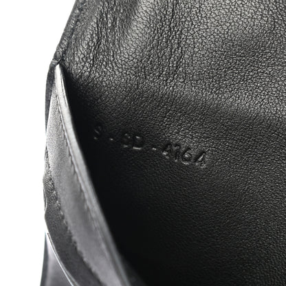 Celine Crocodile Embossed Calfskin Clutch Black 10 of 11