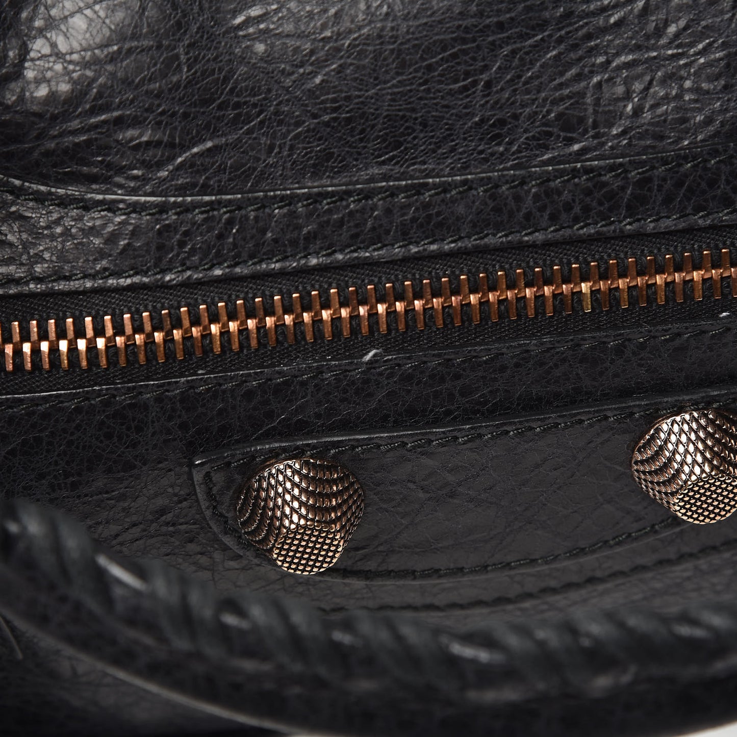Agneau Giant 21 Rose Gold Hardware City Black