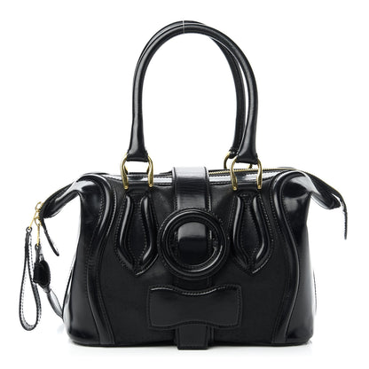 Balenciaga Patent Suede Sac Superb Black 1 of 11