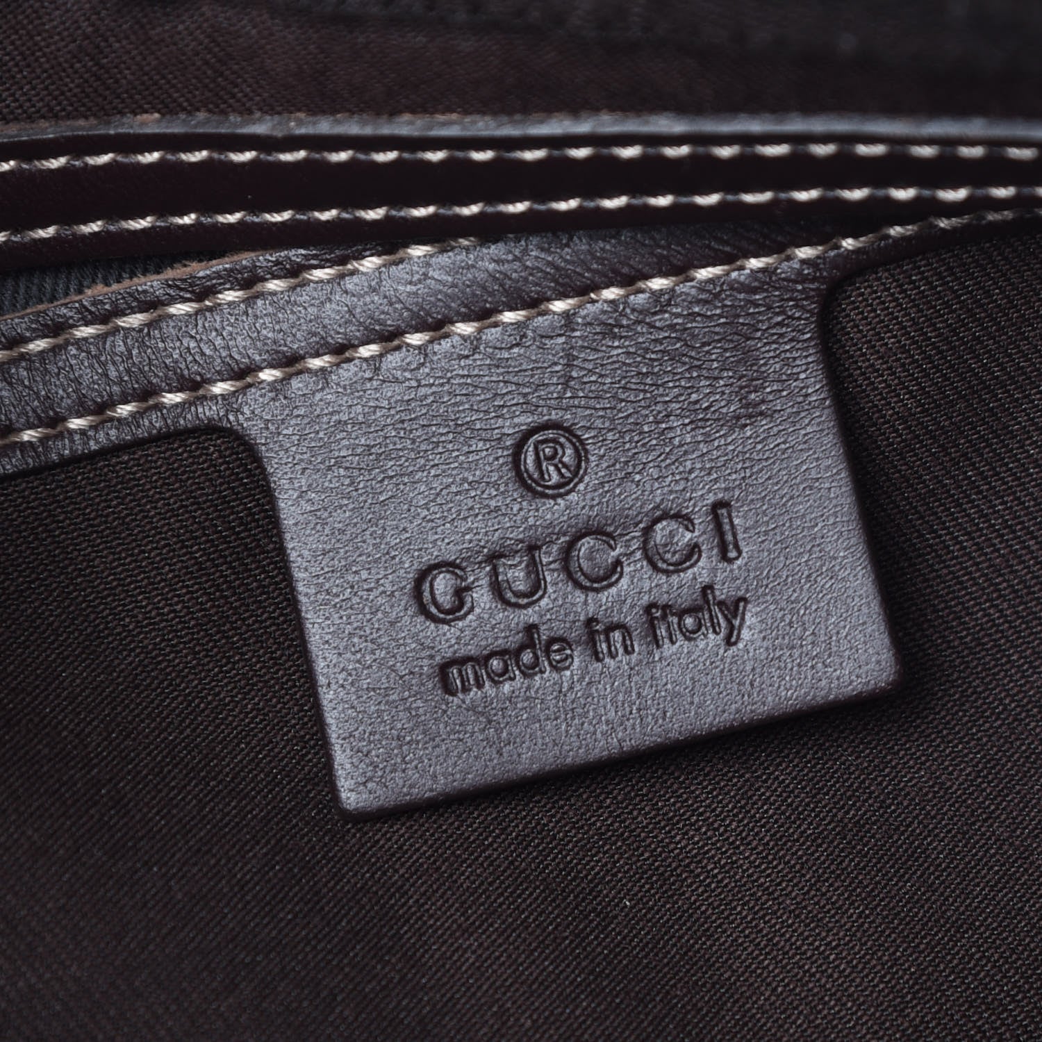 Gucci GG Supreme Monogram Belt Bag Dark Brown 6 of 10