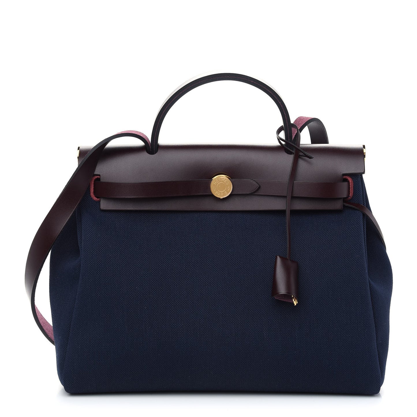 Toile Militaire Vache Hunter Herbag Zip Retourne 31 PM Rouge Sellier Bleu Marine
