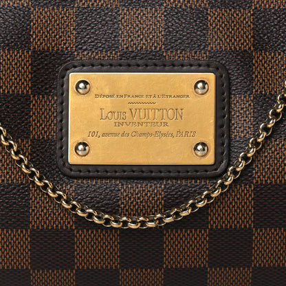 Louis Vuitton Damier Ebene Eva Clutch 8 of 10
