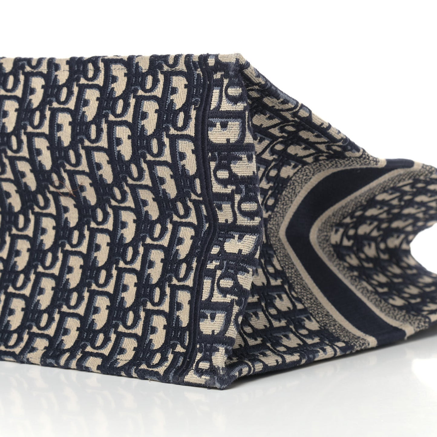 Oblique Book Tote Blue Multicolor