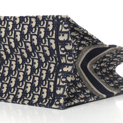 Christian Dior Oblique Book Tote Blue Multicolor 9 of 12