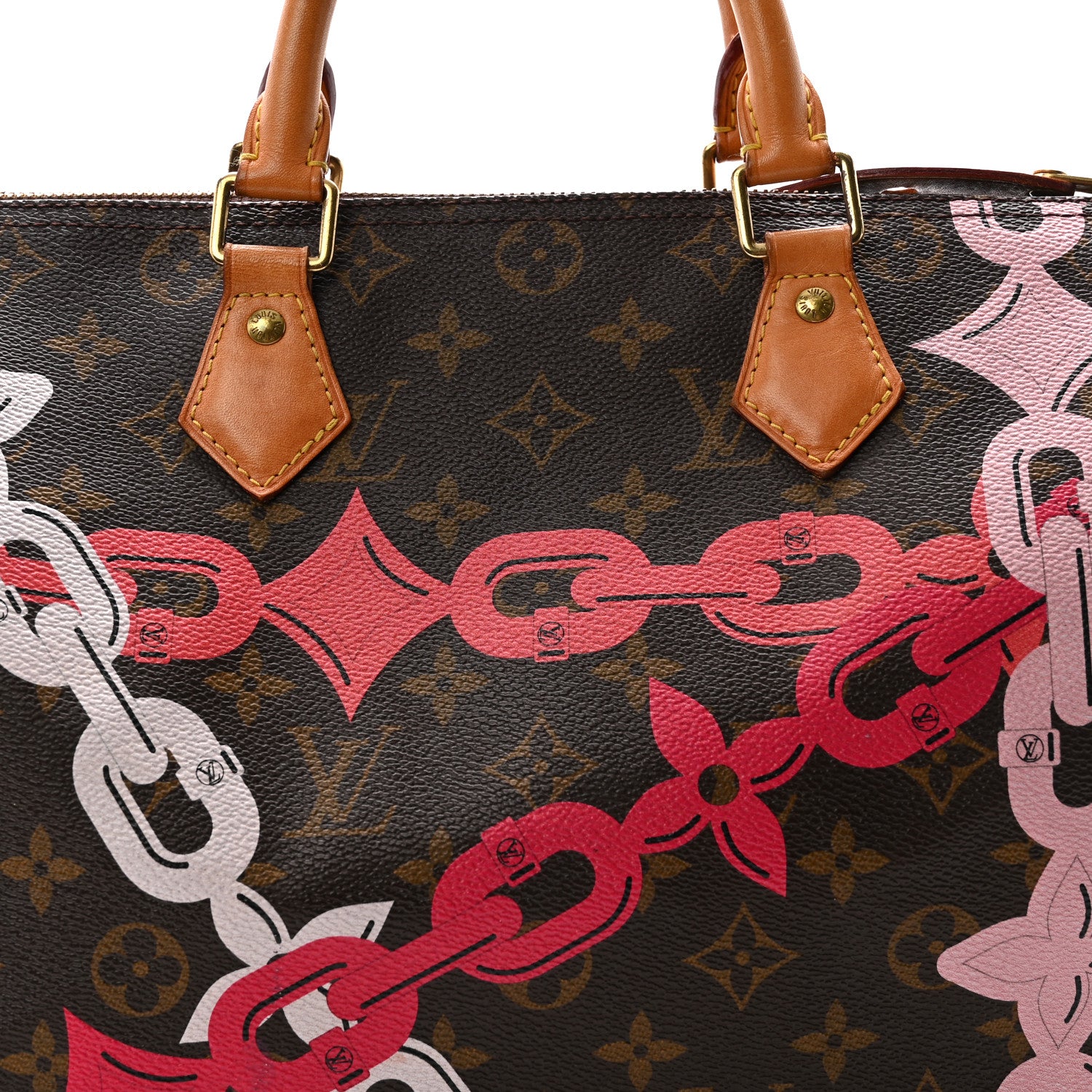 Louis Vuitton Monogram Bay Speedy 30 Rose Ballerine Poppy 8 of 10