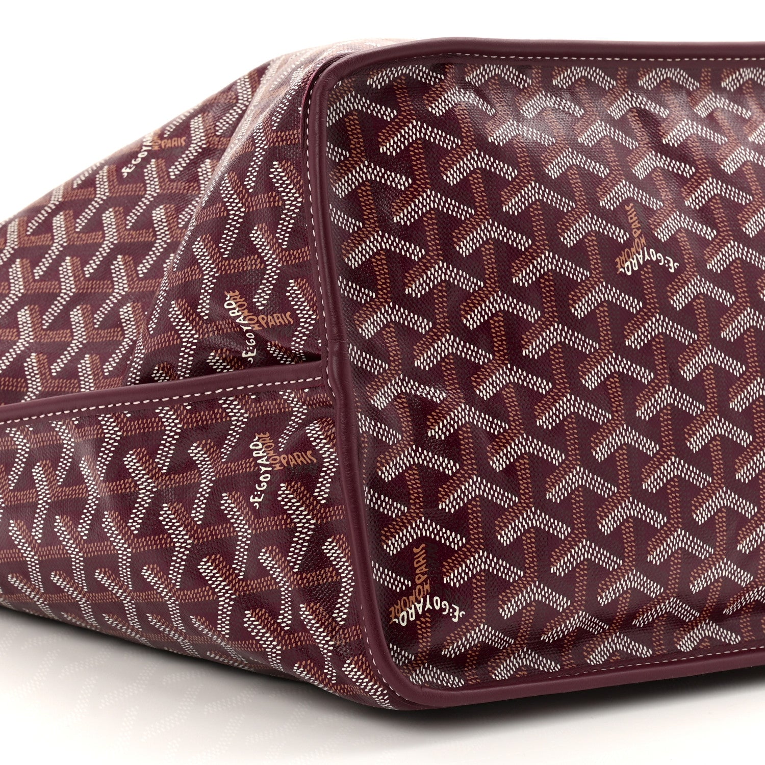 Goyard Goyardine Reversible Anjou GM Burgundy 15 of 17
