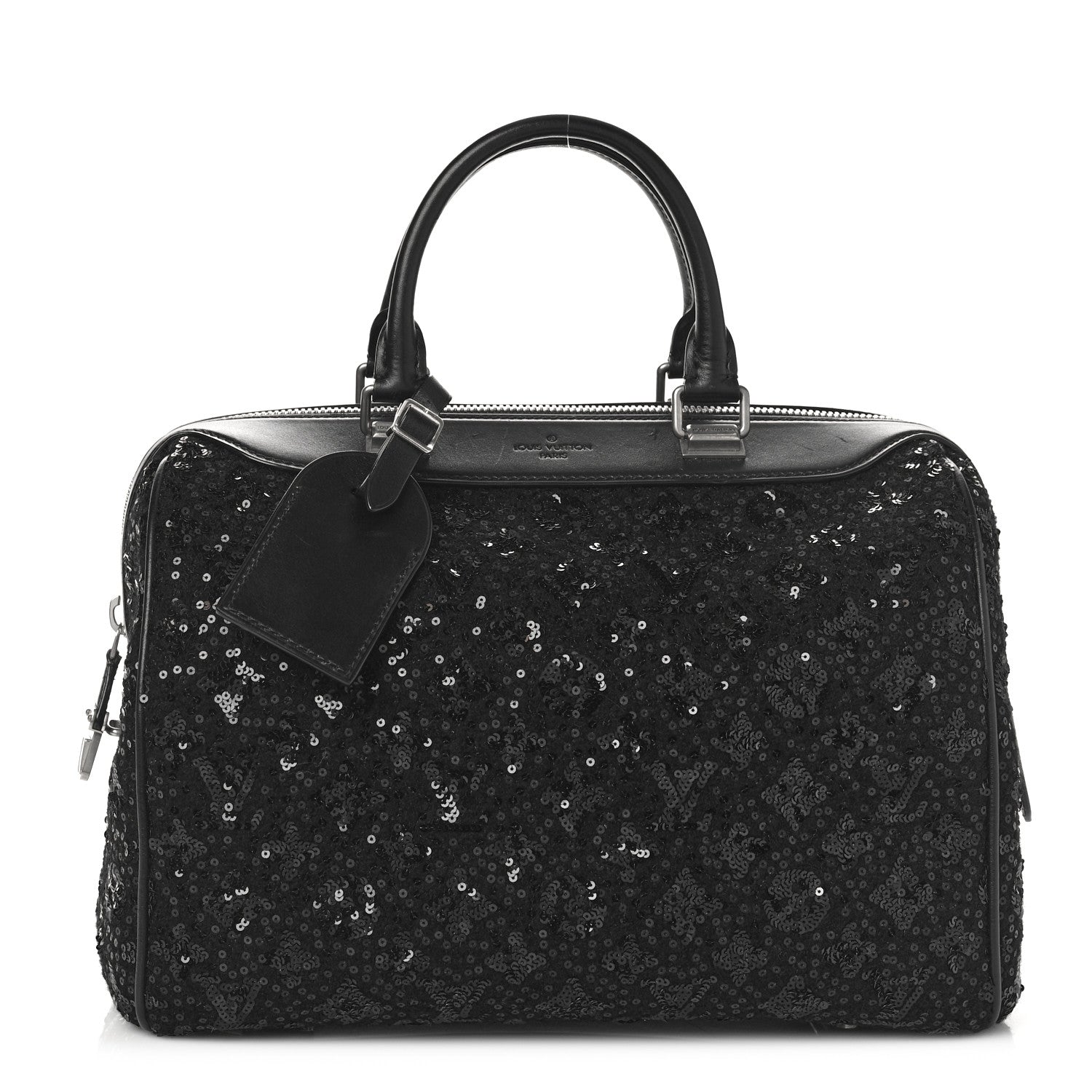Louis Vuitton Sequin Monogram Sunshine Express Speedy Black 1 of 10