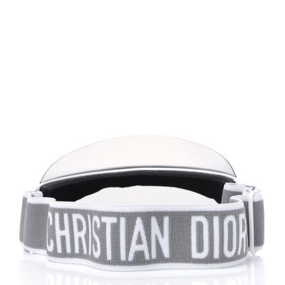 Christian Dior Mirrored DiorClub1 Sun Visor Grey 3 of 4