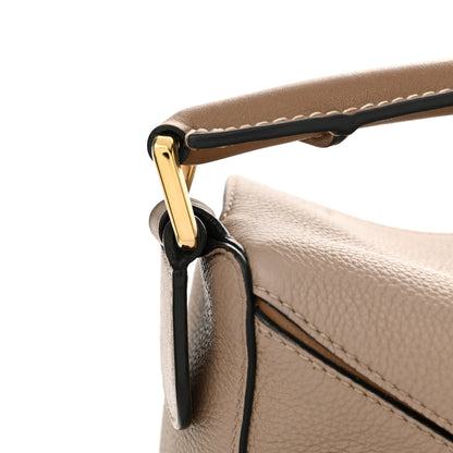 Loewe Grained Calfskin Small Puzzle Bag Sand Mink 13 of 15