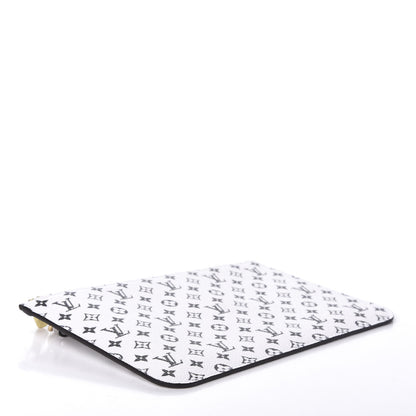 Louis Vuitton Monogram Giant Neverfull MM GM Pochette White 4 of 6