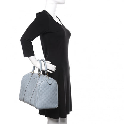 Gucci Guccissima Medium Joy Boston Light Blue 2 of 10