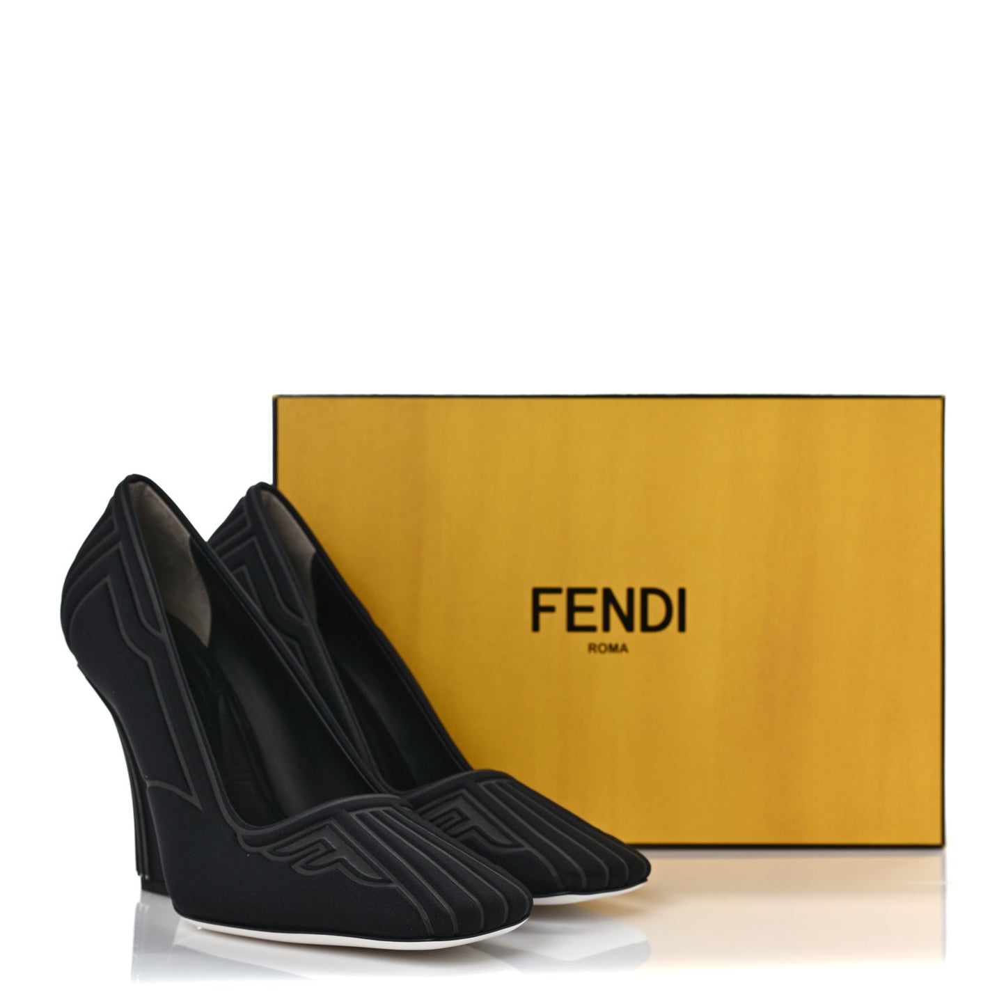 Lycra Film FF FFreedom Decollete Pumps 38.5 Black White