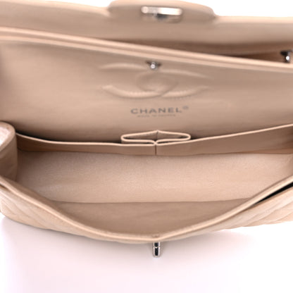 Chanel Caviar Quilted Medium Double Flap Beige 5 of 14