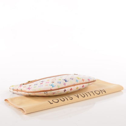 Louis Vuitton Monogram Multicolor Pochette Plate GM White 4 of 7