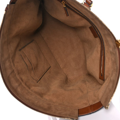 Gucci GG Supreme Monogram Medium Zippered Bucket Tote Beige Tuscany 5 of 17
