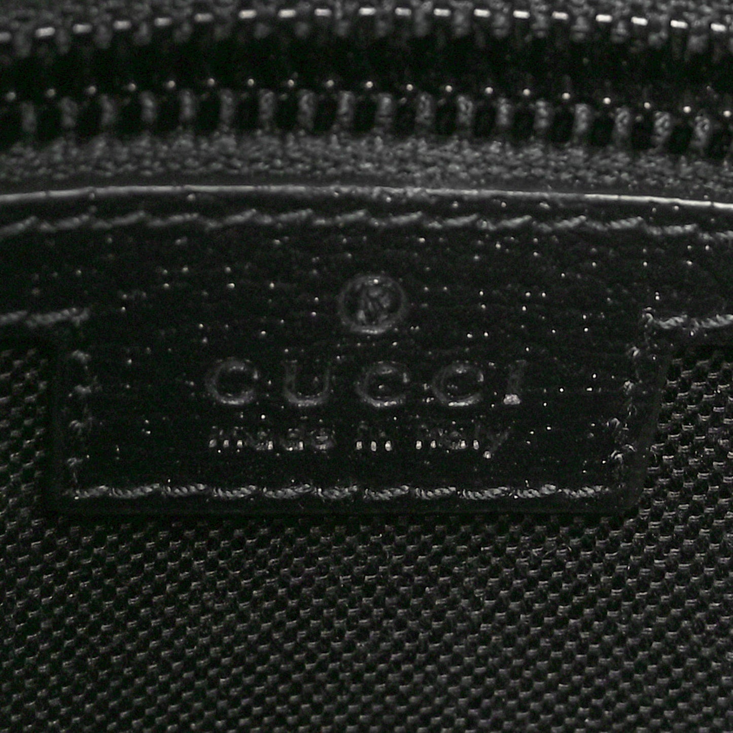 Textured Dollar Calfskin Web Monochrome Large Diana Tote Bag Black