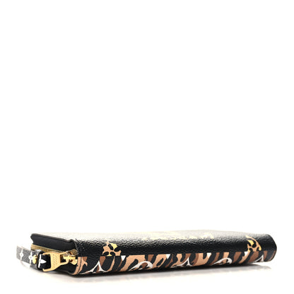 Louis Vuitton Monogram Giant Jungle Zippy Wallet Black 4 of 7