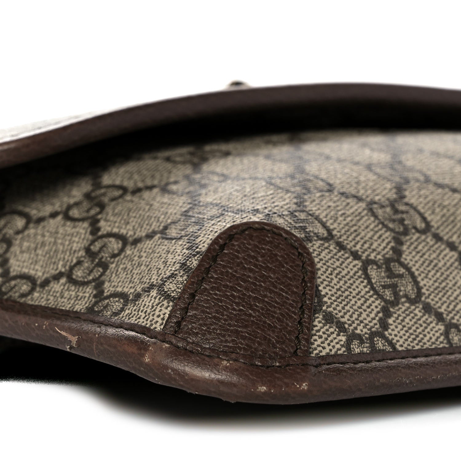 Gucci GG Supreme Monogram Neo Vintage Web Belt Bag Brown 8 of 9
