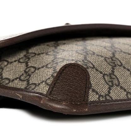 Gucci GG Supreme Monogram Neo Vintage Web Belt Bag Brown 8 of 9