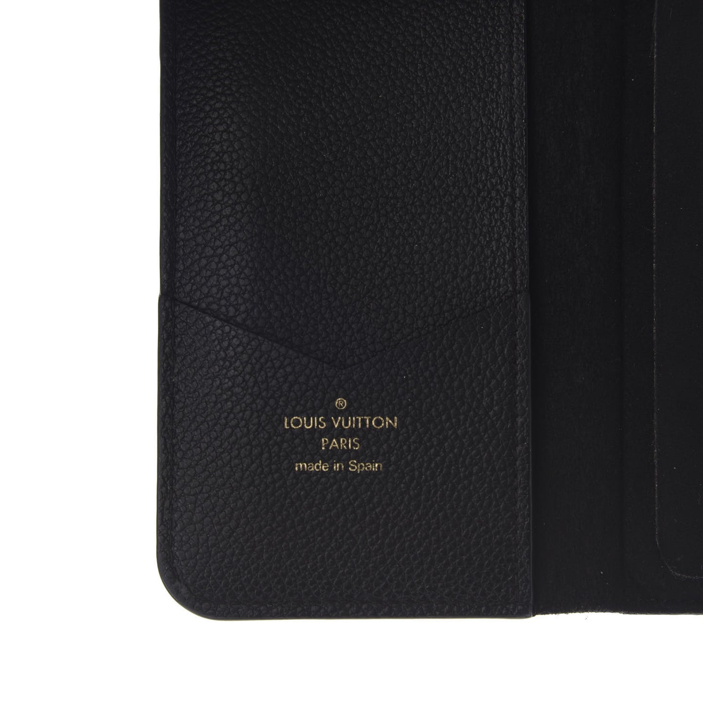 Empreinte iPhone X Folio Black