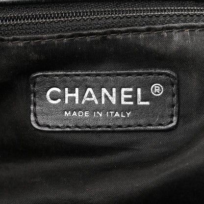 Chanel Glazed Calfskin Twisted Maxi Flap Black 6 of 11