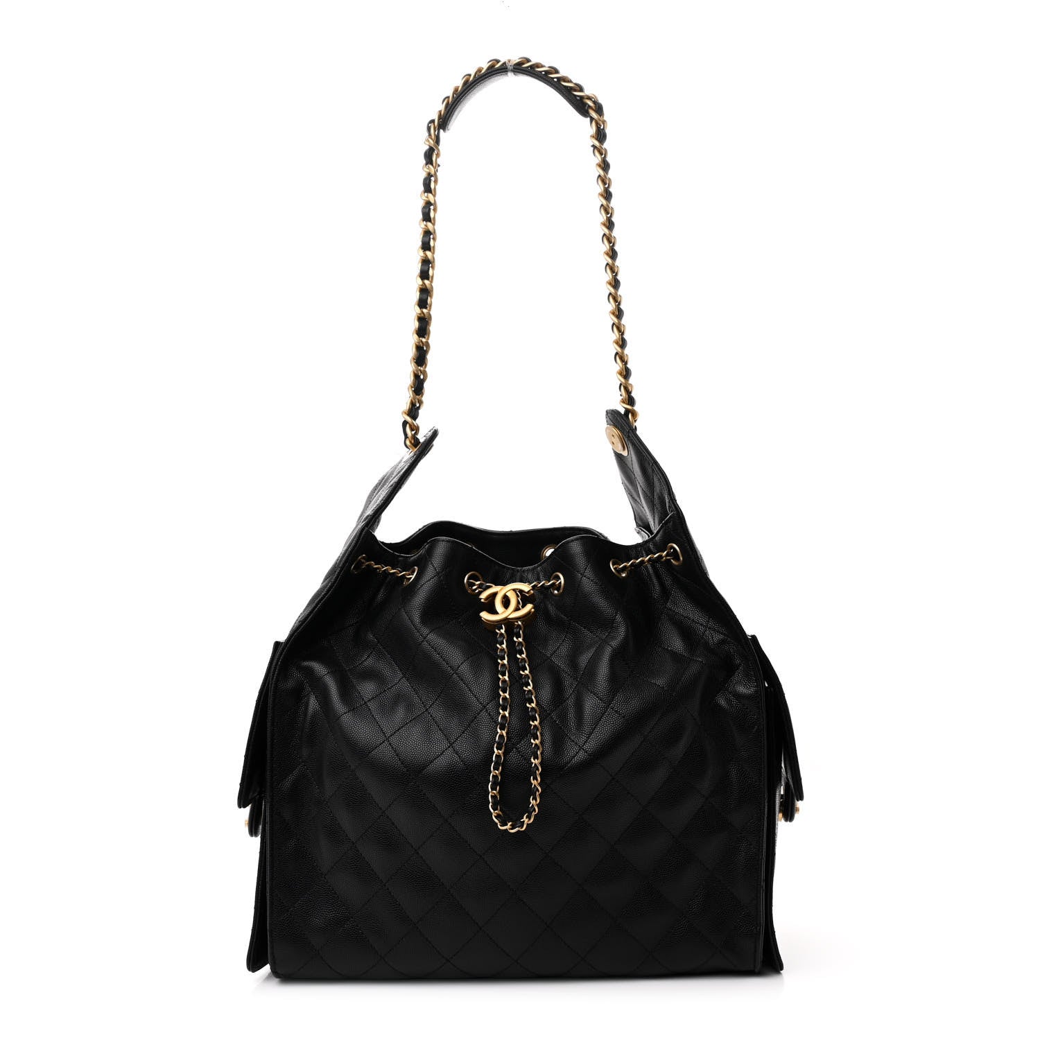 Chanel Caviar Quilted Medium Chanel 25 Handbag Black 1 of 13