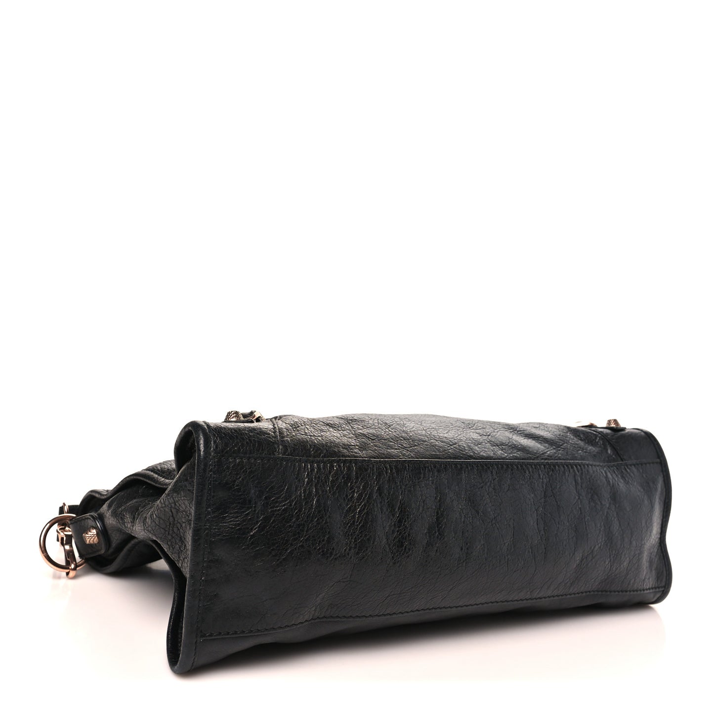 Agneau Giant 12 Rose Gold Hardware City Black