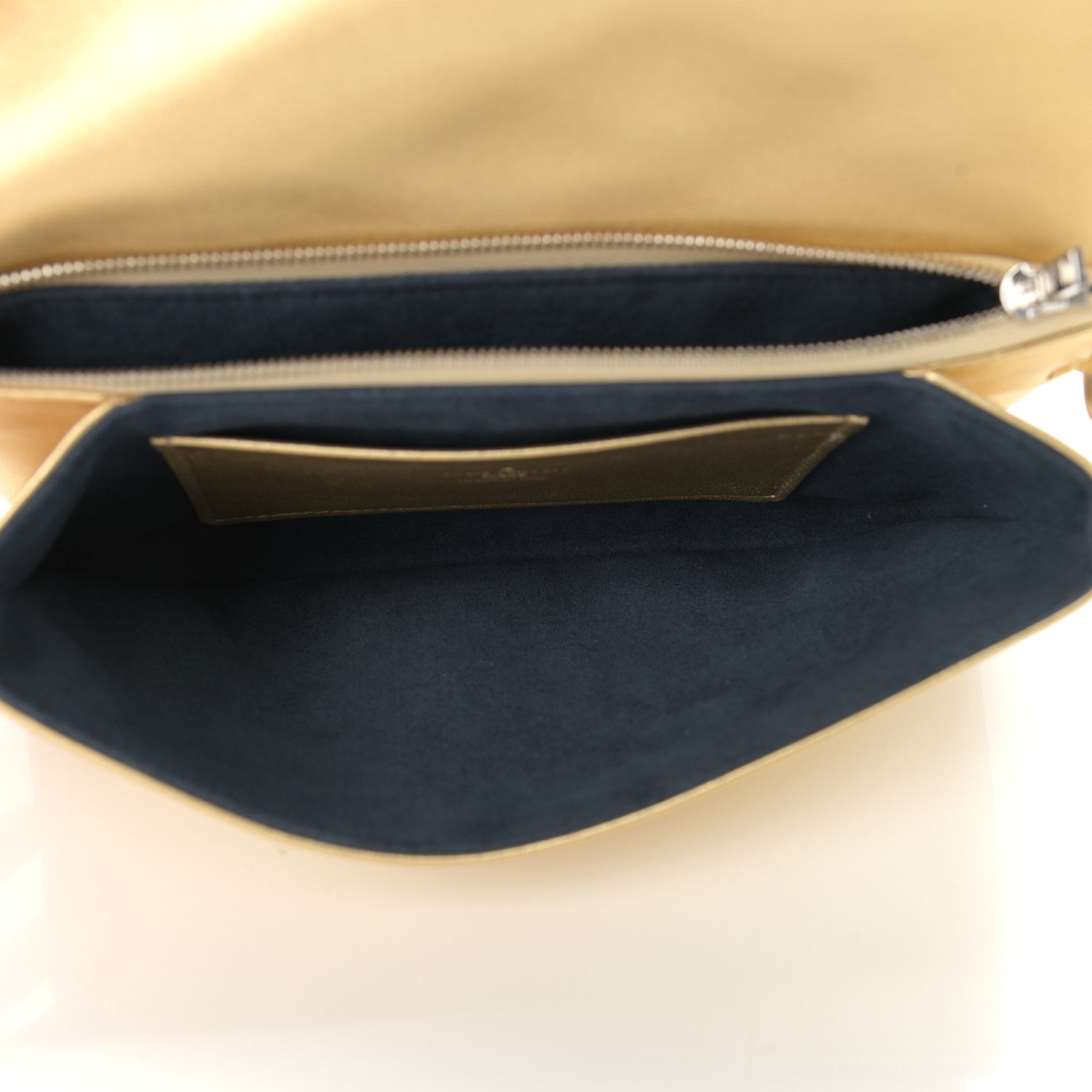 Louis Vuitton Metallic Lambskin Embossed Monogram Pochette Coussin Gold 7 of 10