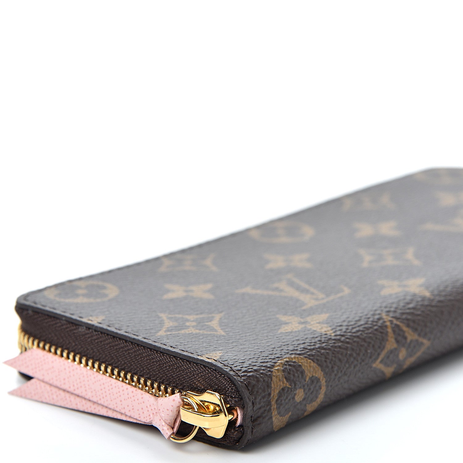 Louis Vuitton Monogram Clemence Wallet Rose Ballerine 7 of 9