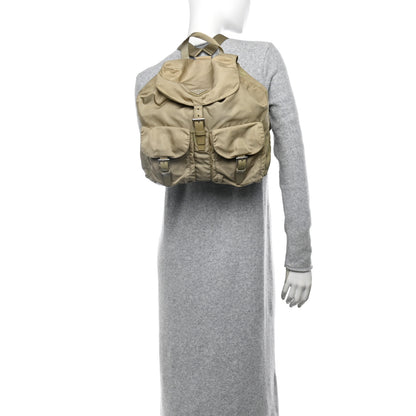 Prada Tessuto Nylon Vela Medium Backpack Beige Beige 2 of 10