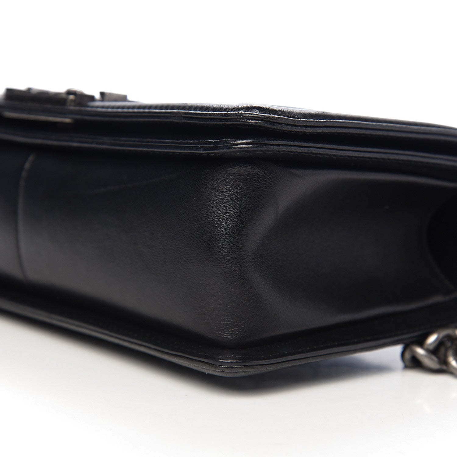 Chanel Lambskin Quilted Medium Boy Flap Black 10 of 12