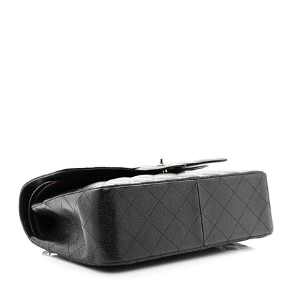 Chanel Caviar Quilted Jumbo Double Flap Black 4 of 10
