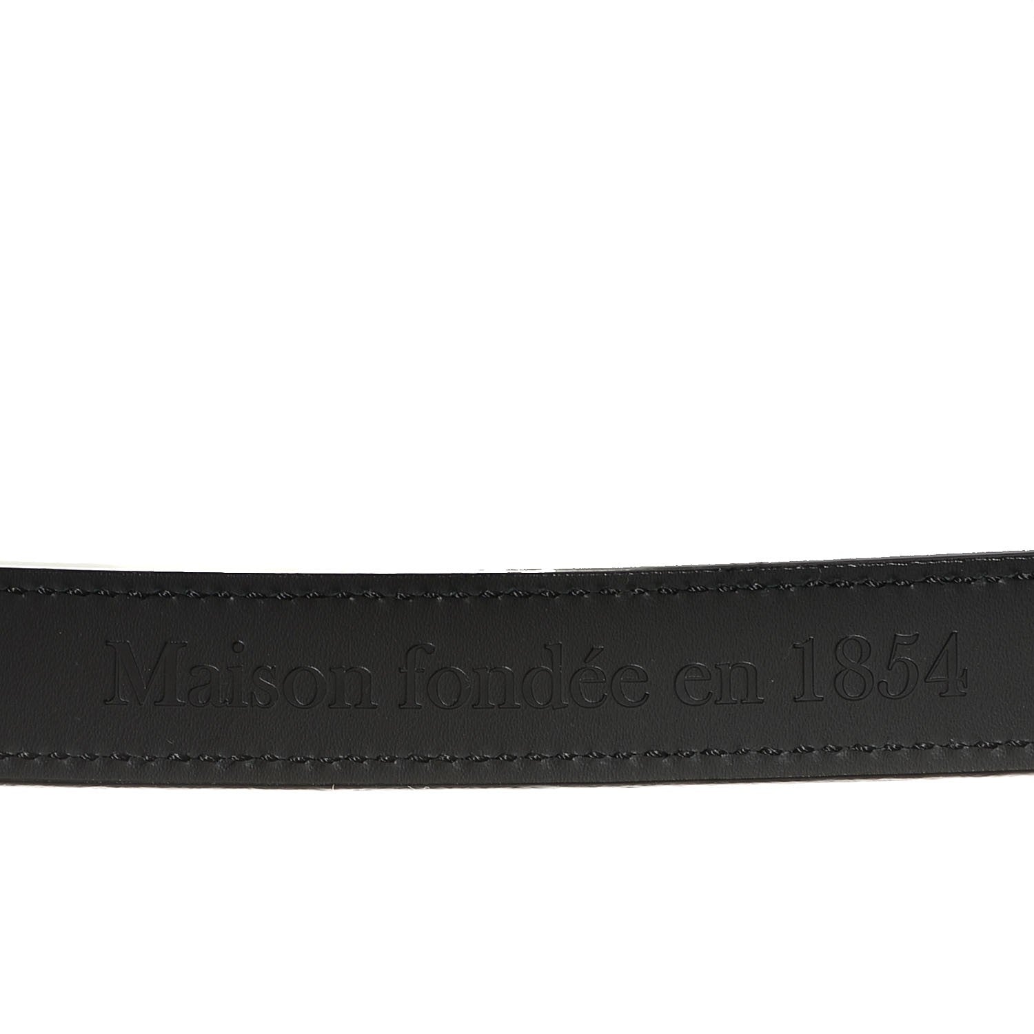 Louis Vuitton Leather Spike 20mm Belt 85 34 Black 7 of 12
