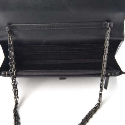 Chanel Aged Calfskin Reissue Wallet On Chain WOC So Black 5 of 12