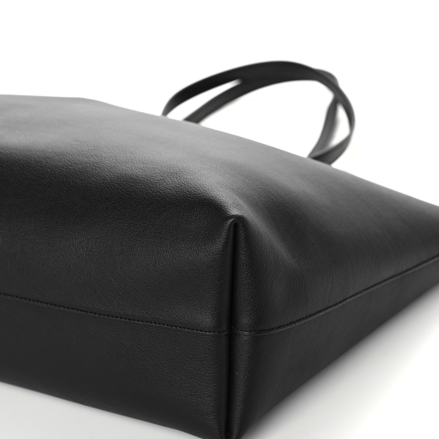 Saint Laurent Calfskin Large Shopping Tote Black 13 of 15