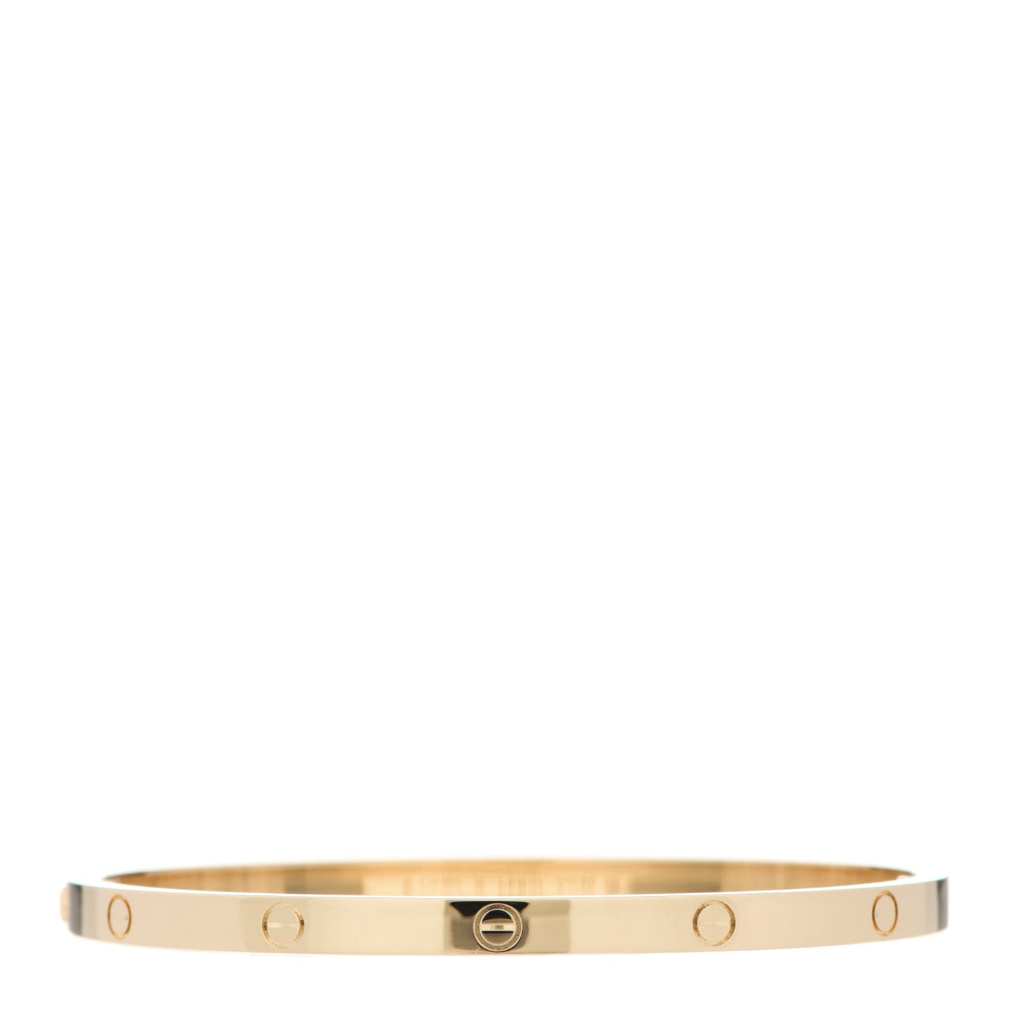 18K Yellow Gold Small LOVE Bracelet 16