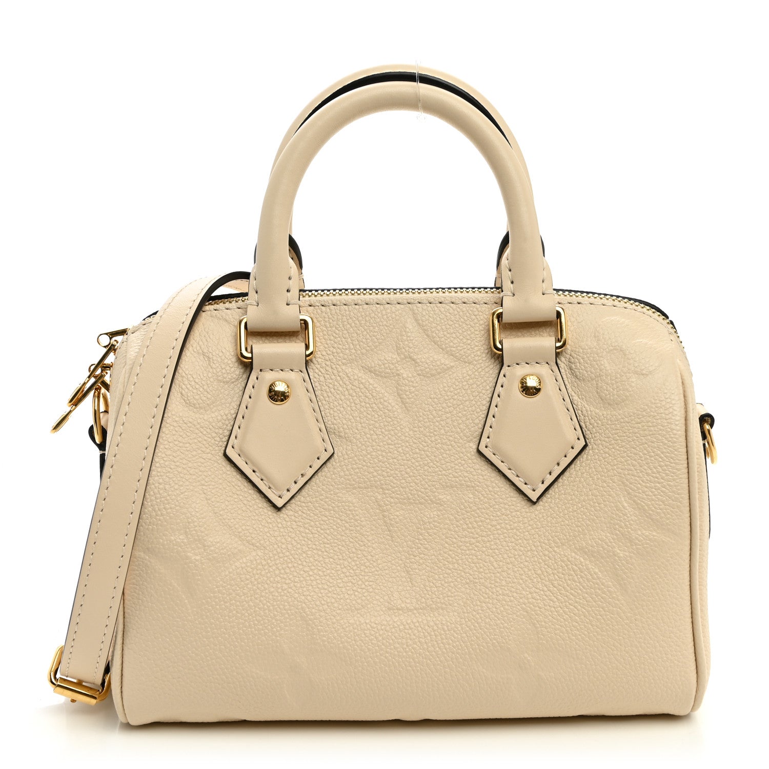 Louis Vuitton Empreinte Monogram Giant Speedy Bandouliere 20 Creme 1 of 10