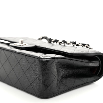 Chanel Caviar Quilted Medium Double Flap Black 10 of 12