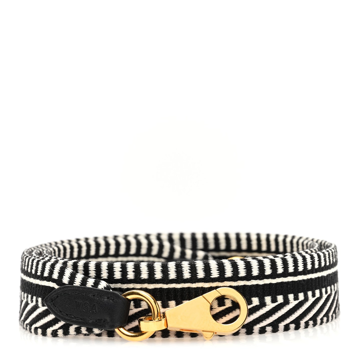 Toile Swift 25mm Sangle Cavale Shoulder Strap Black Ecru