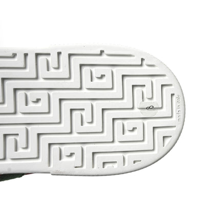 Gucci Econyl Nylon Diva Crocodile Web Mens Ace Sneakers 8 Rosso Ancora Vert 7 of 9