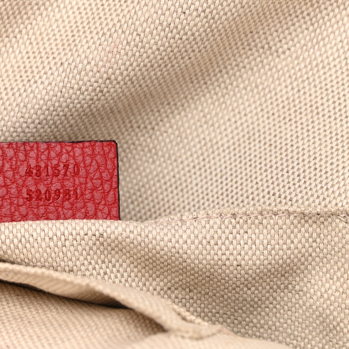 Pebbled Calfskin Soho Chain Backpack Hibiscus Red