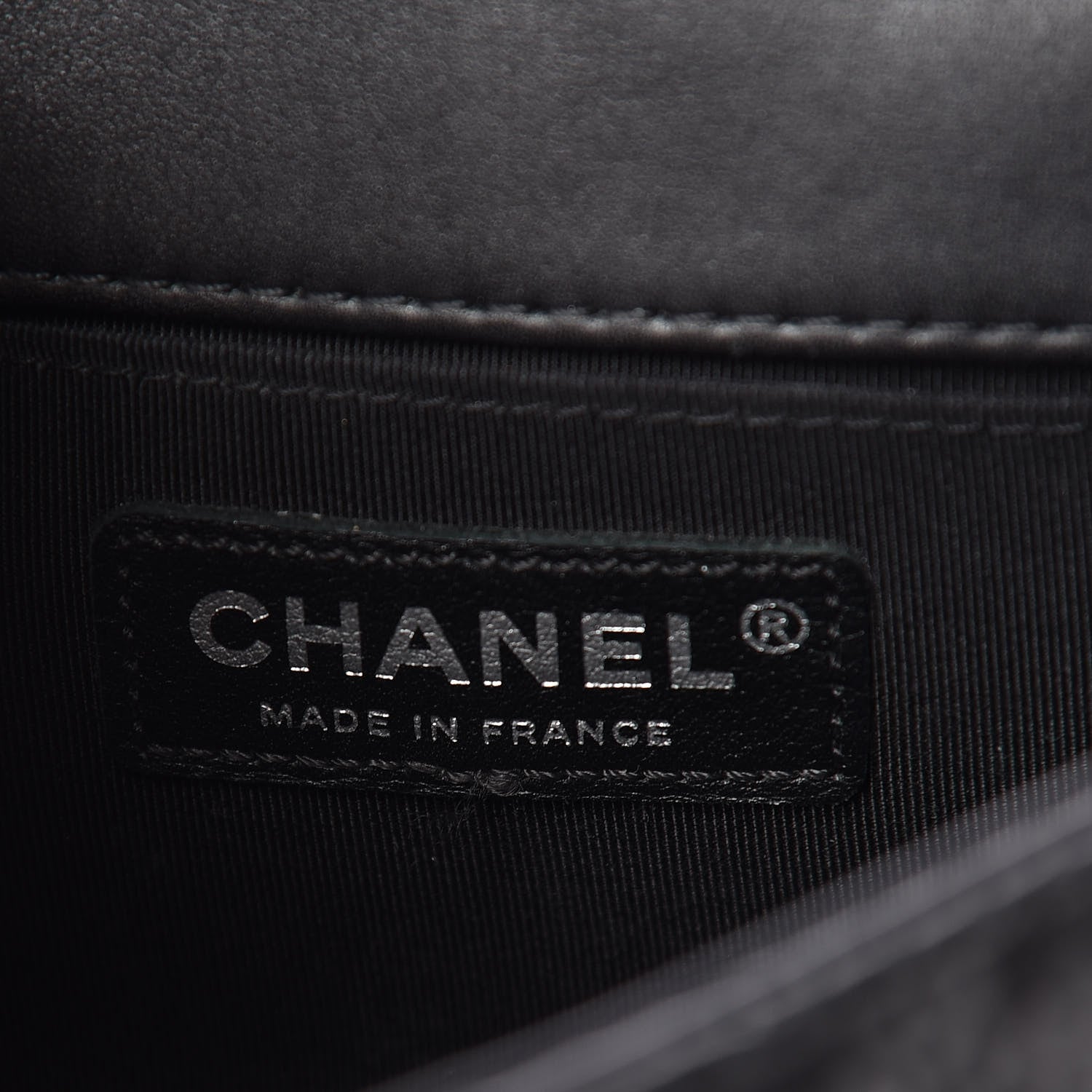 Chanel Lambskin Perforated Mini Rectangular Flap Black 6 of 9